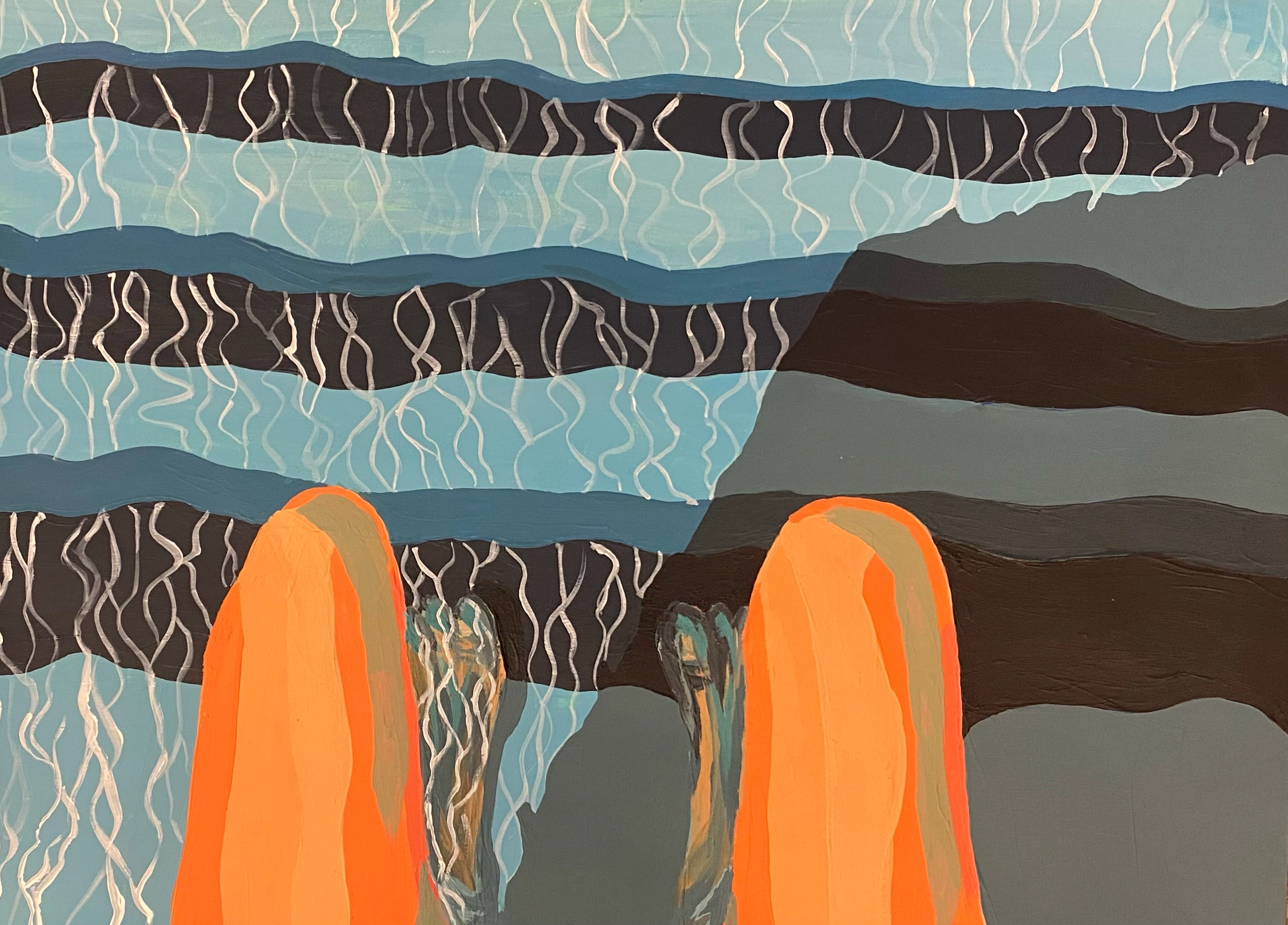 BadiVibe (2022), Gouache, 29.7x42cm